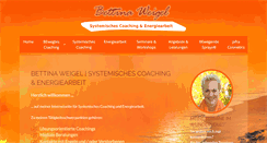 Desktop Screenshot of bettinaweigel.de